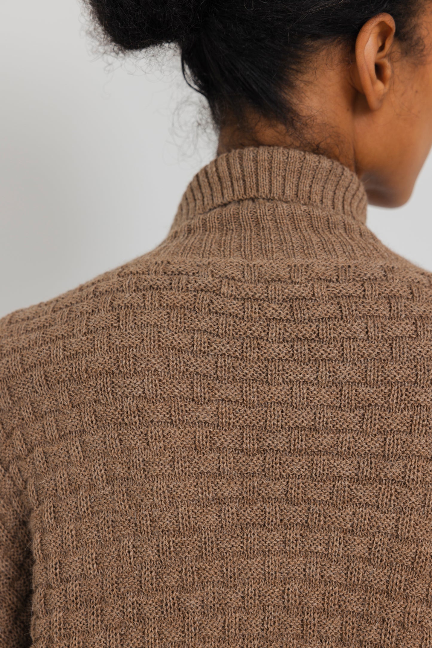 Lattice Cardigan : Camel