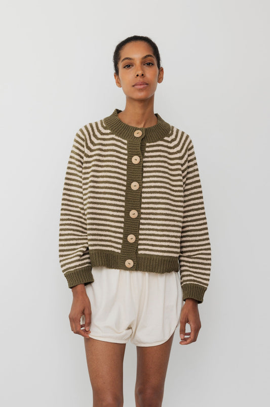 Striped Bomber : Olive