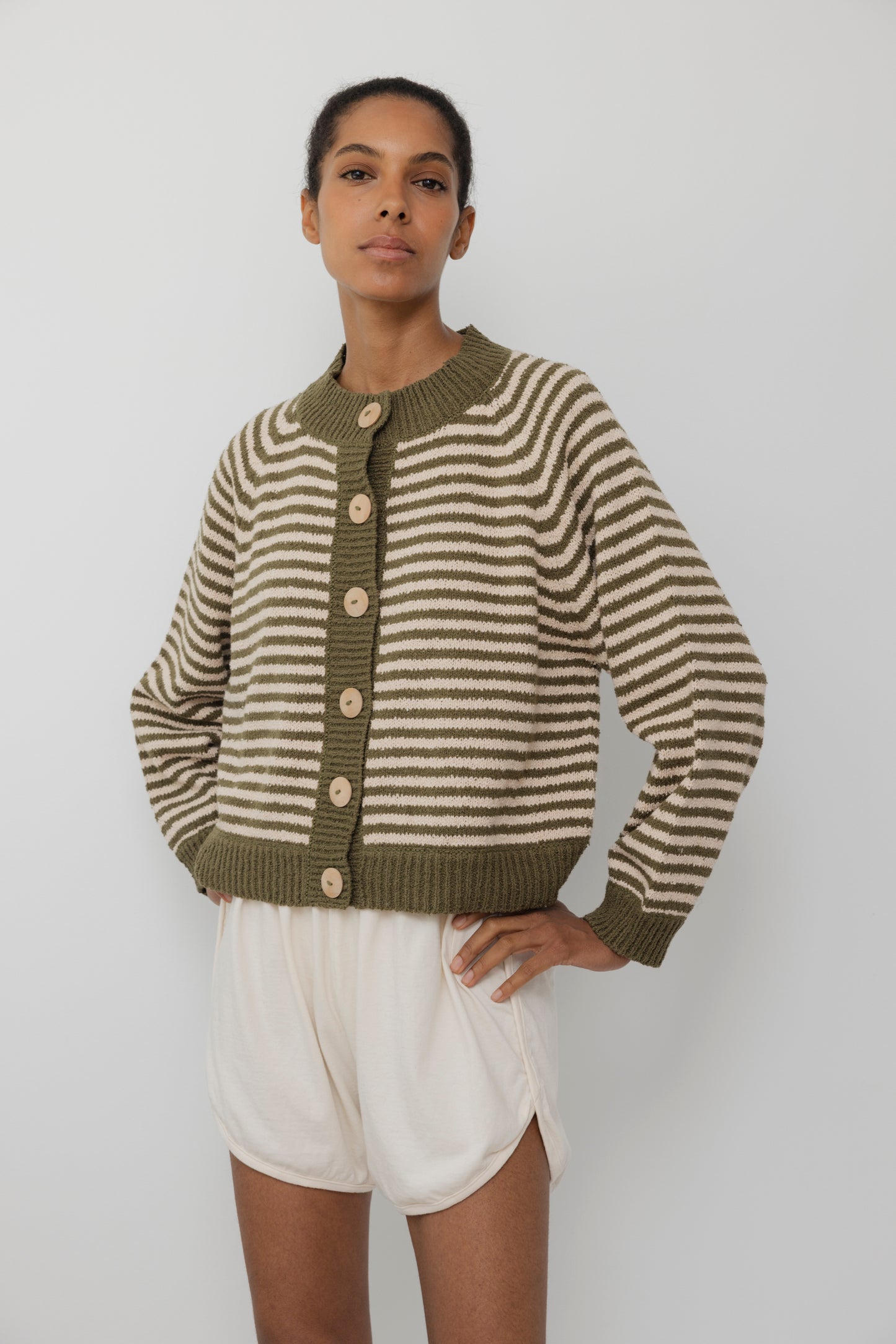 Striped Bomber : Olive