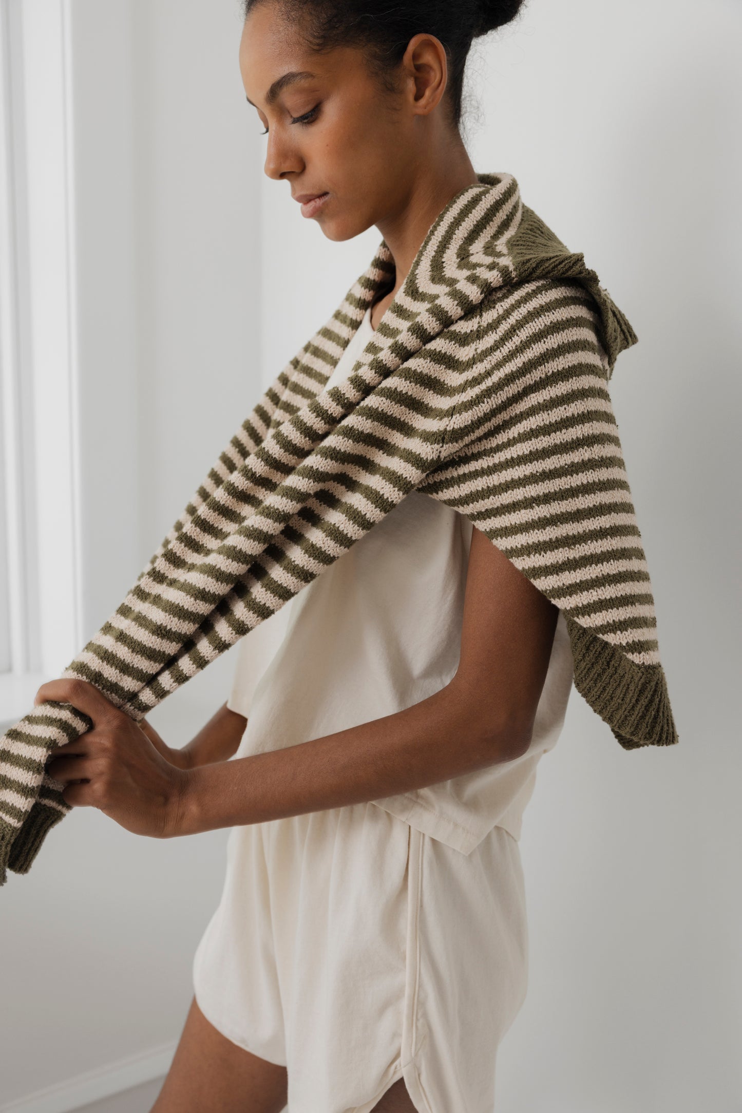 Striped Bomber : Olive