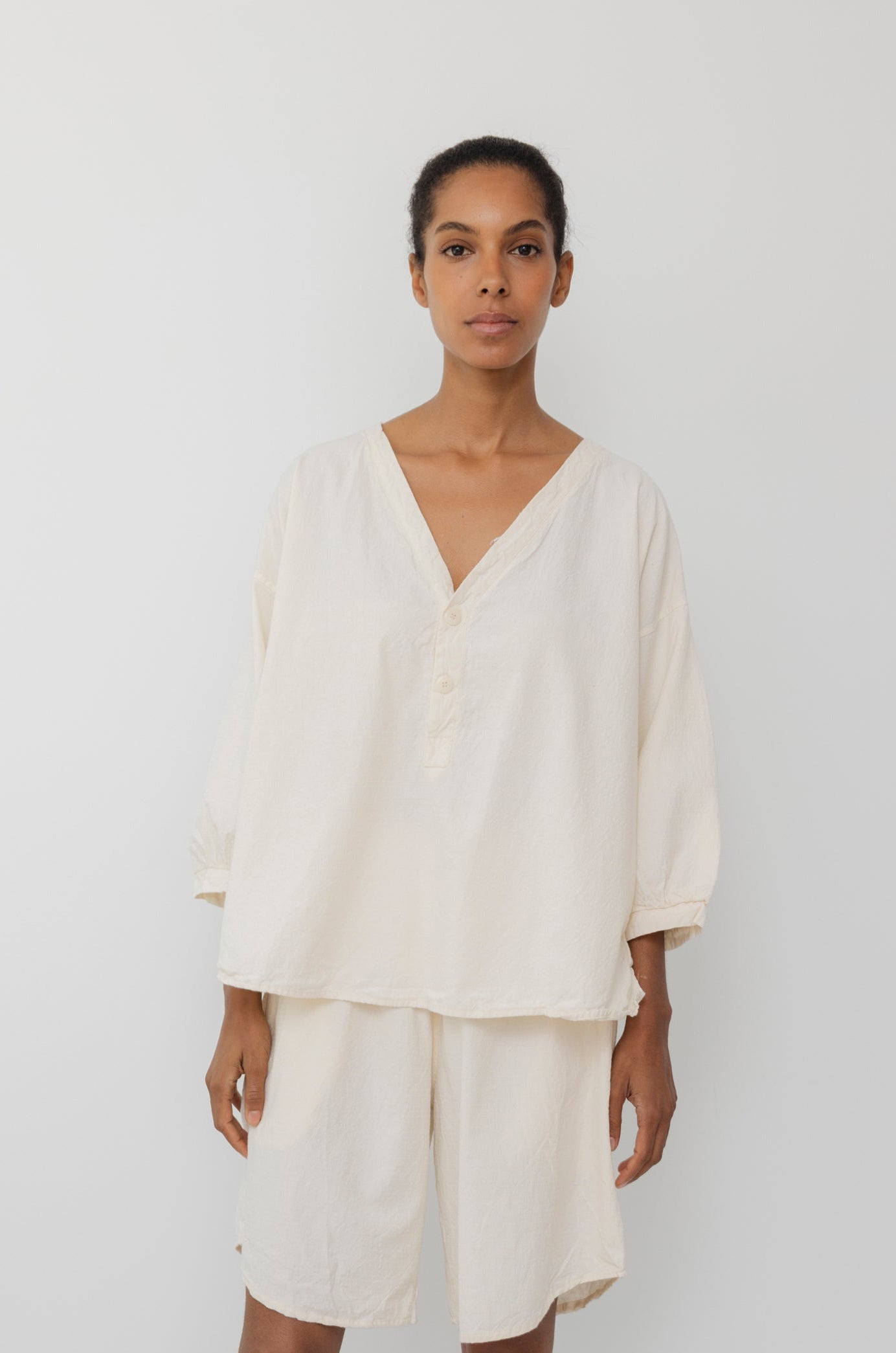 Woven Popover : Natural