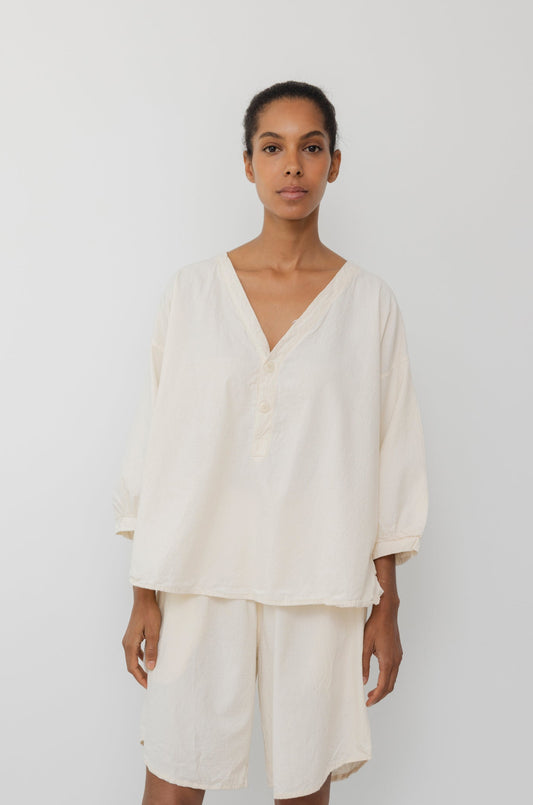 Woven Popover : Natural