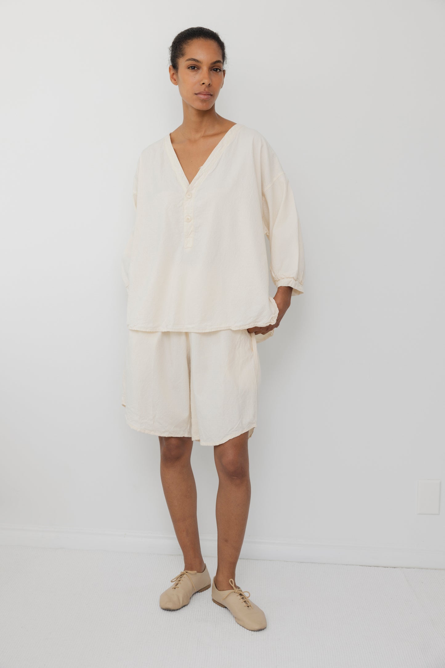 Woven Popover : Natural