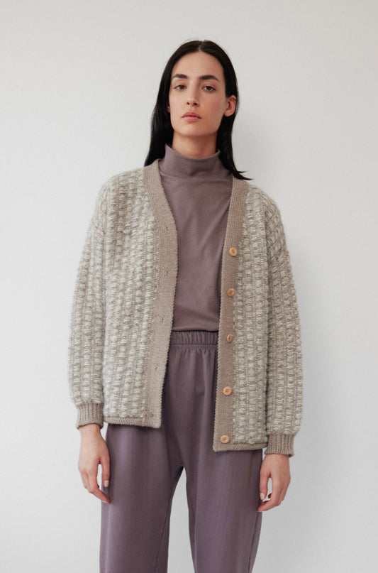 Knit / Weave Jacket : Slate