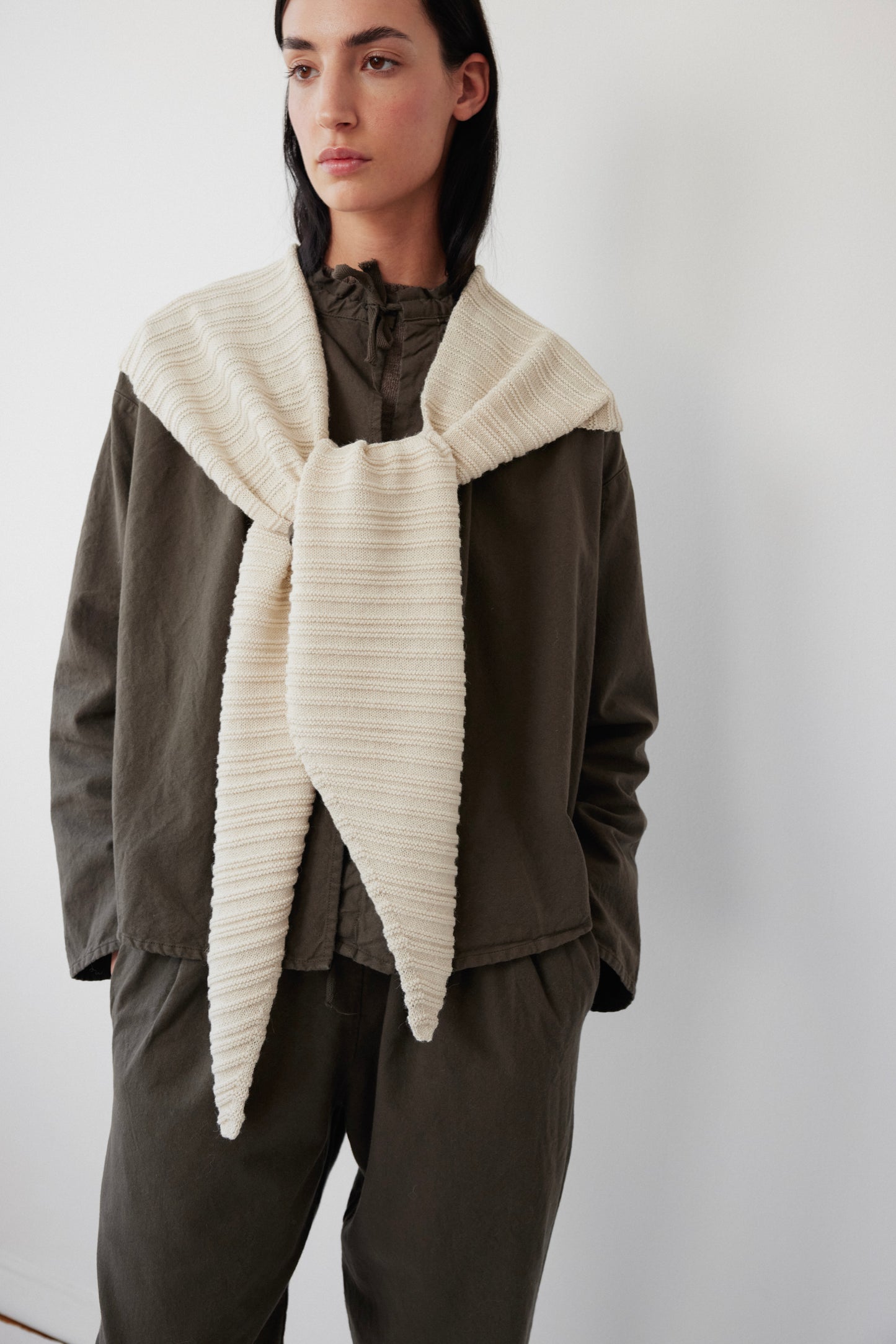 Poncho Scarf : Natural