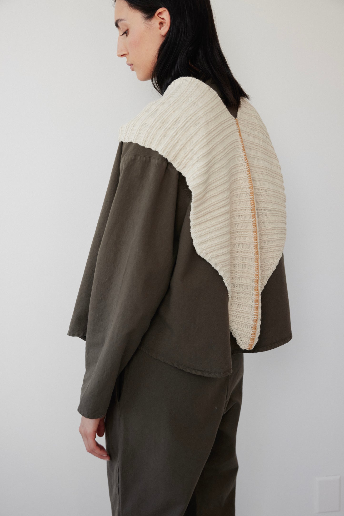 Poncho Scarf : Natural