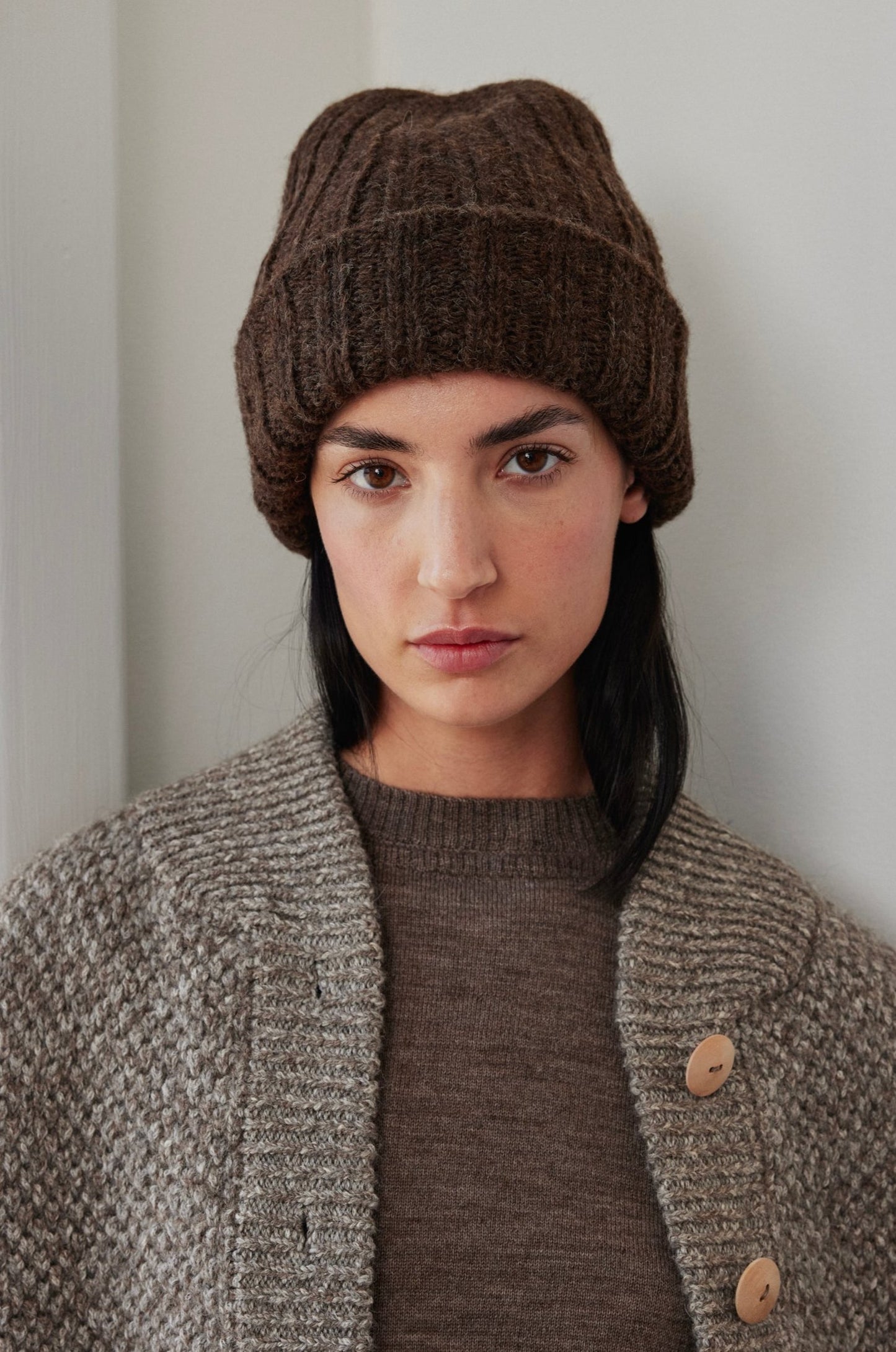 Rib Hat : Cocoa