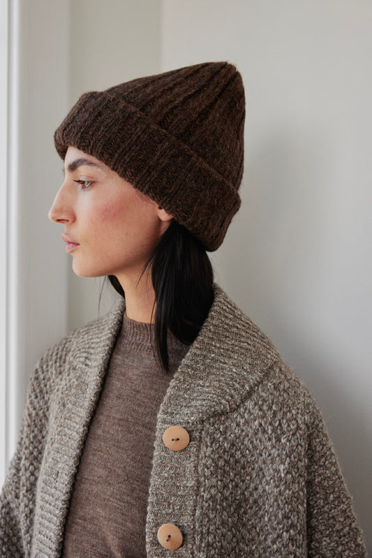 Rib Hat : Cocoa