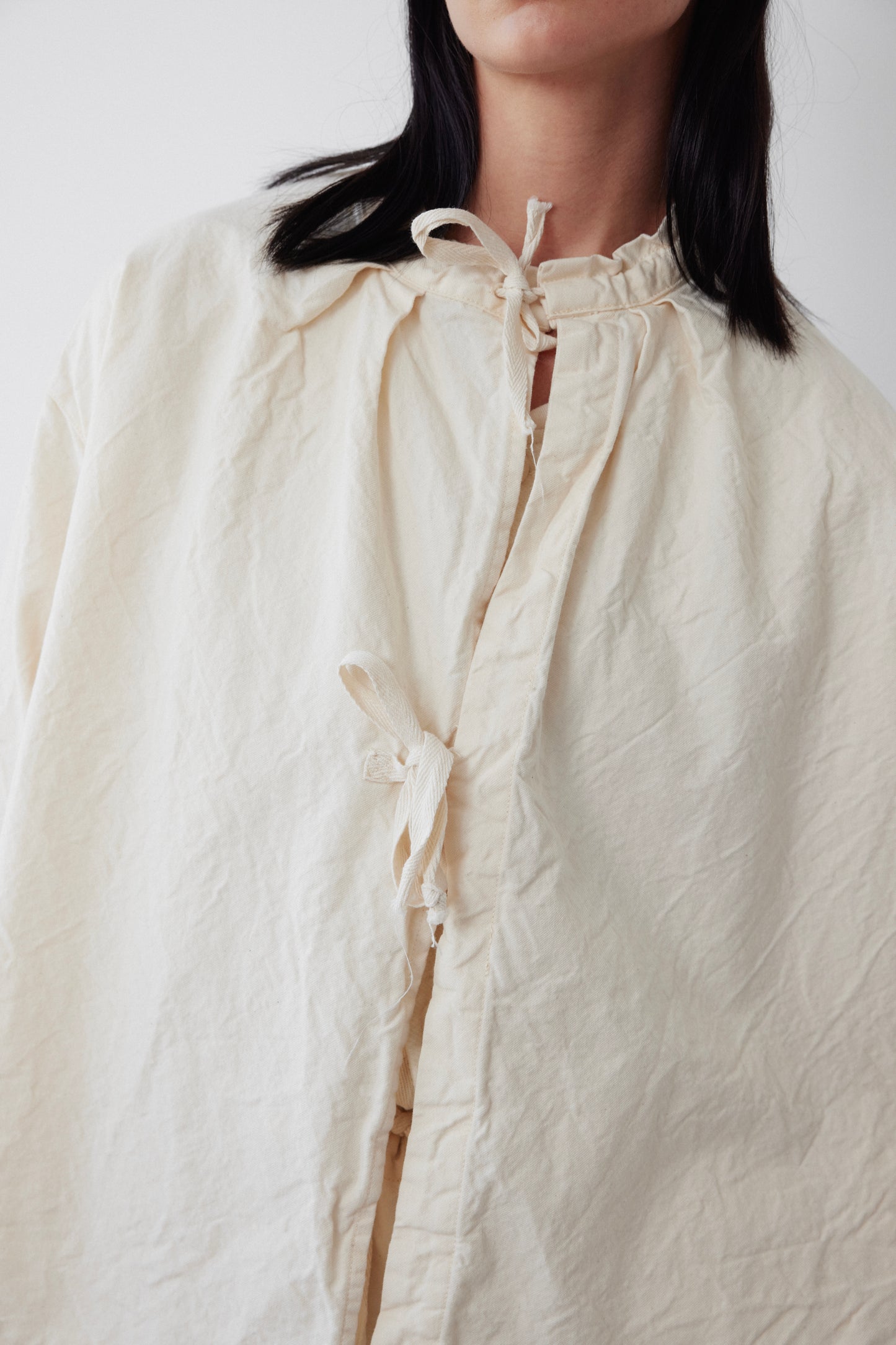 Drawstring Jacket : Natural