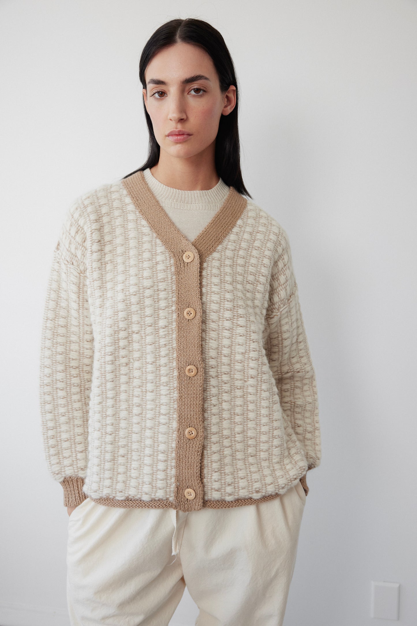 Knit / Weave Jacket : Hazelnut