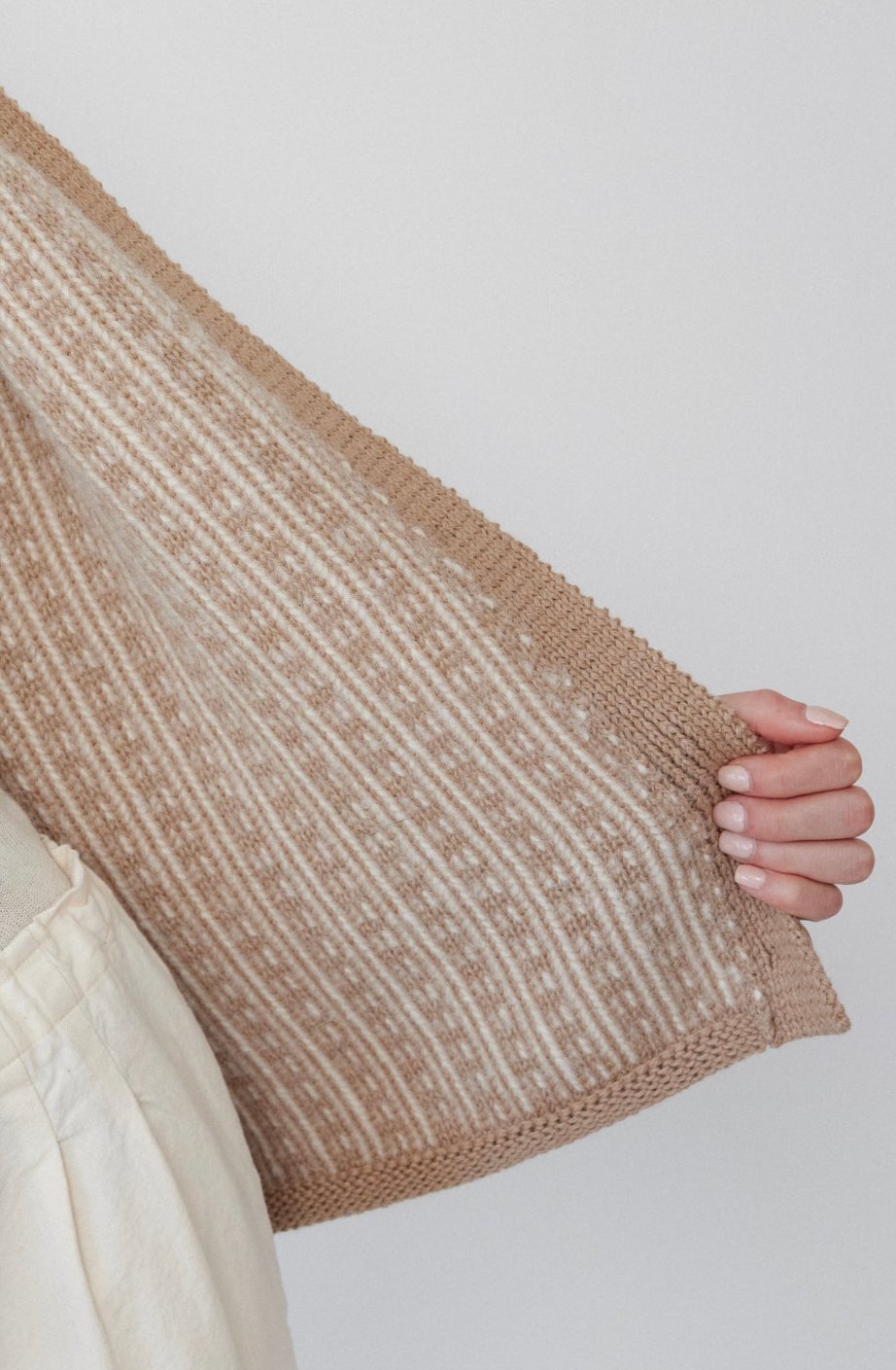 Knit / Weave Jacket : Hazelnut