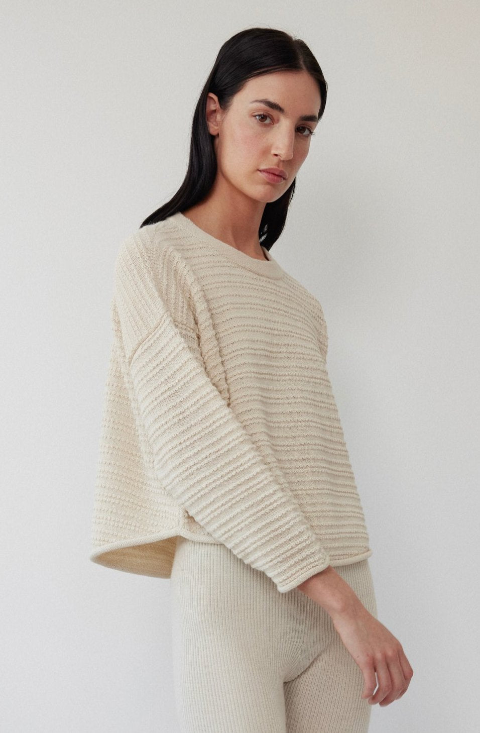 Loose Pullover : Natural