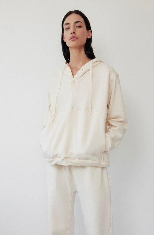 Popover Hoodie : Natural