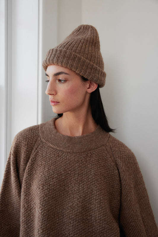 Skinny Rib Hat : Earth