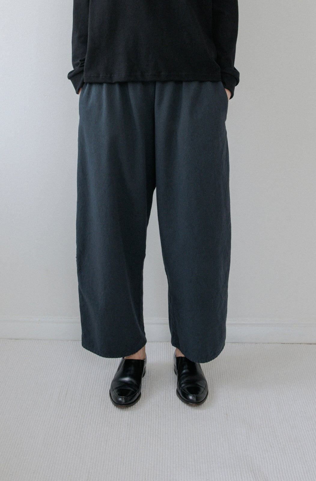 Wide Twill Trouser : Mineral