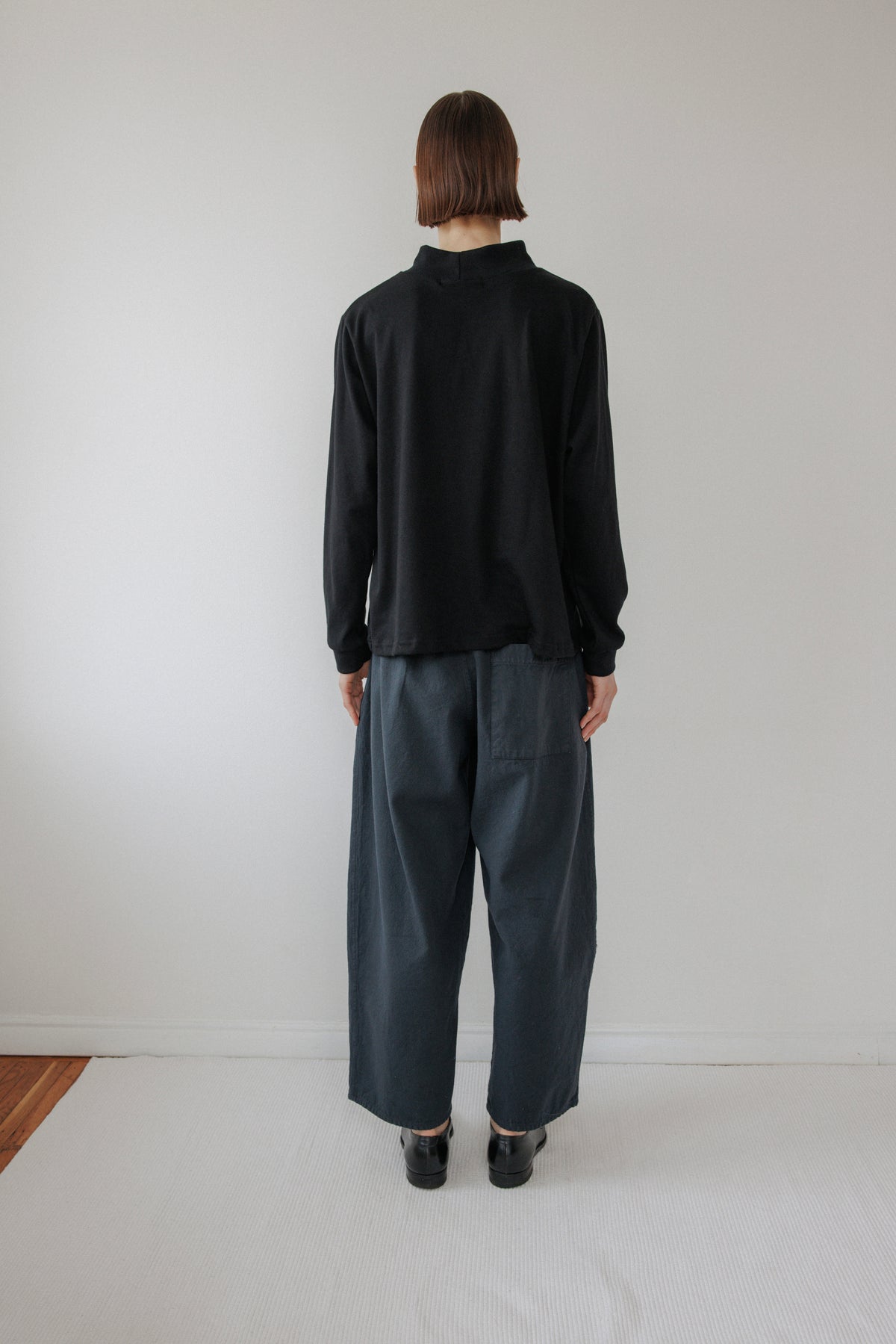 Wide Twill Trouser : Mineral