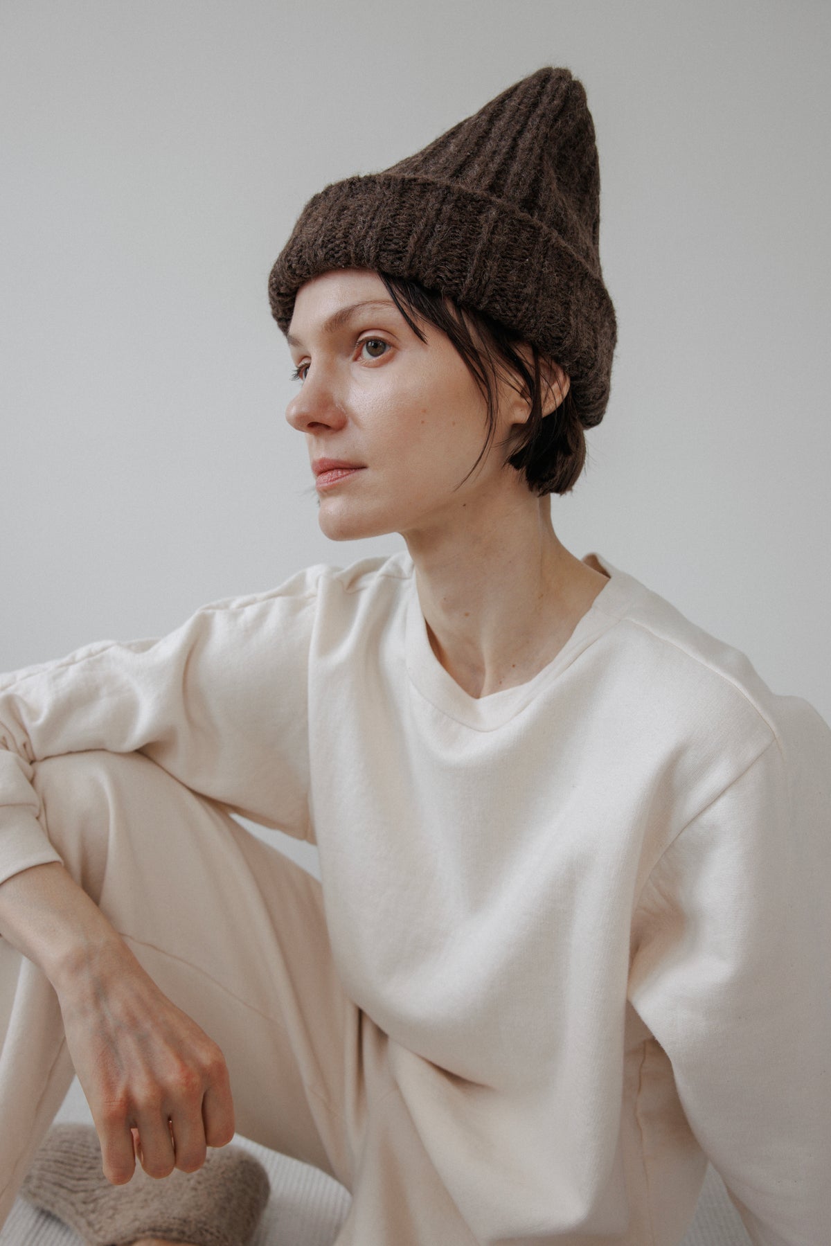 Rib Hat : Cocoa