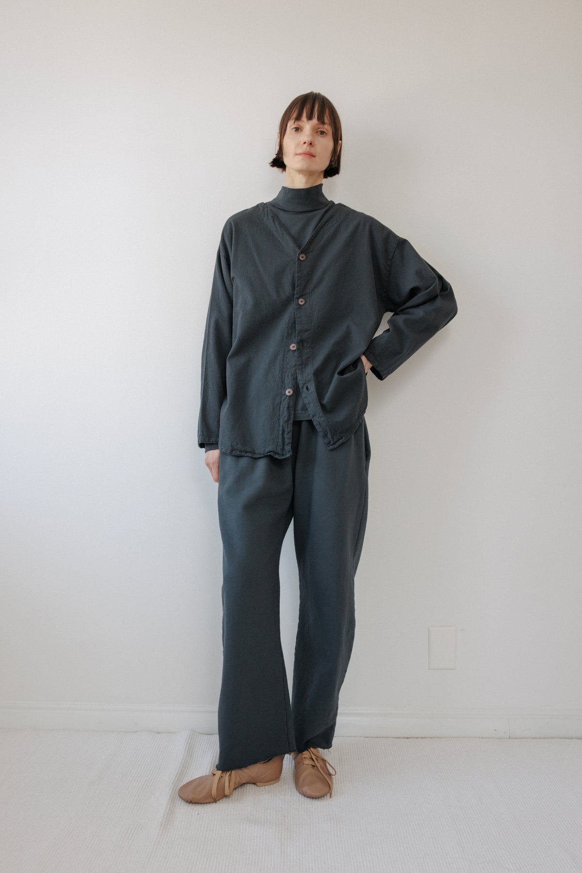 Twill Buttondown : Mineral