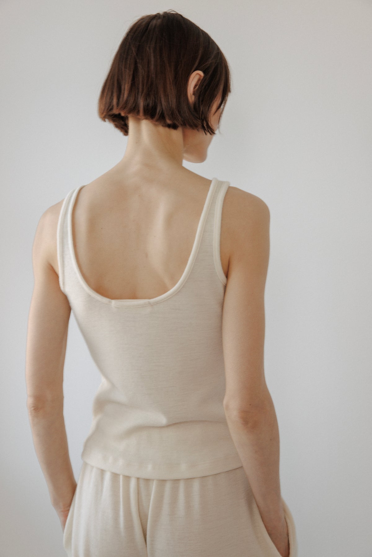 Wool Tank: Natural