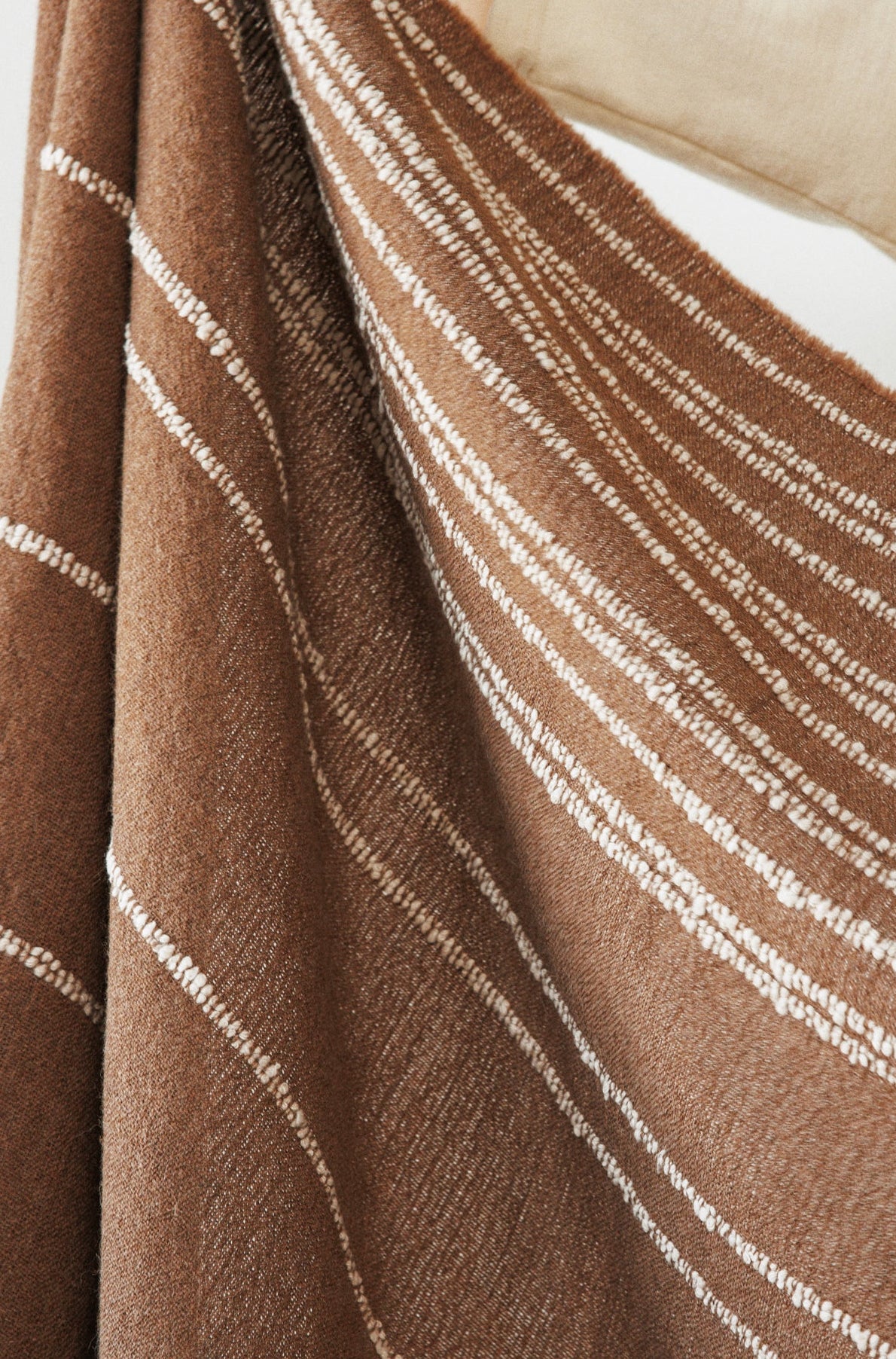 Handwoven Throw : Camel