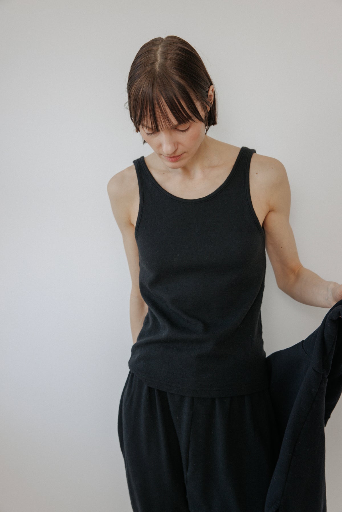 Wool Tank: Onyx