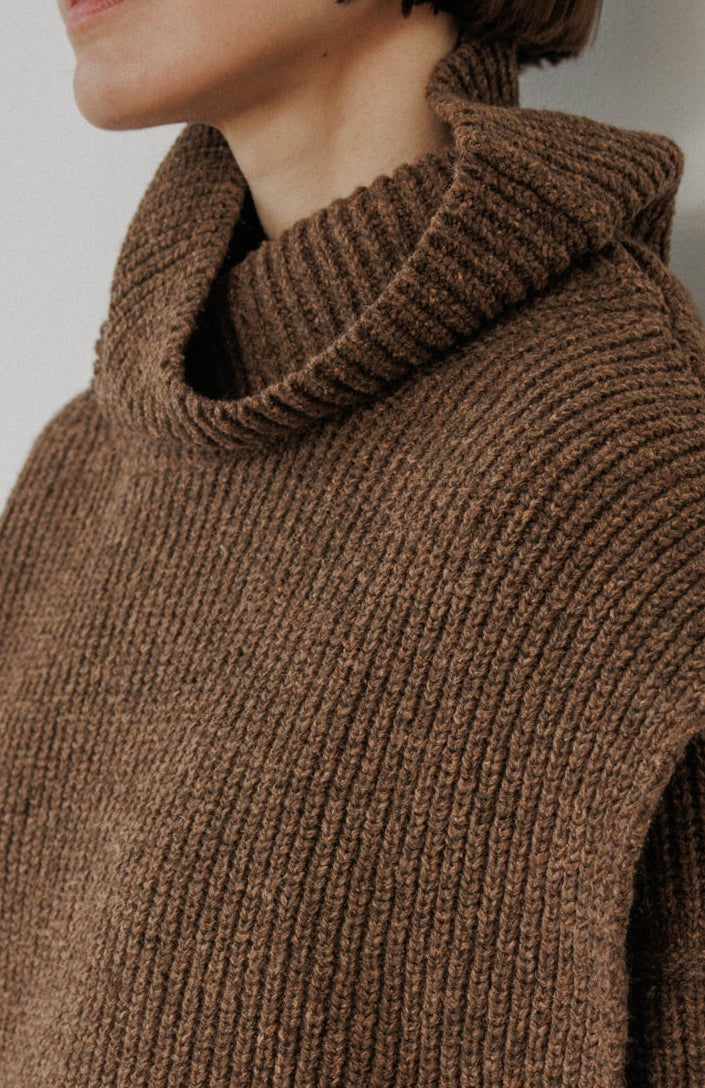 Rib Poncho : Umber