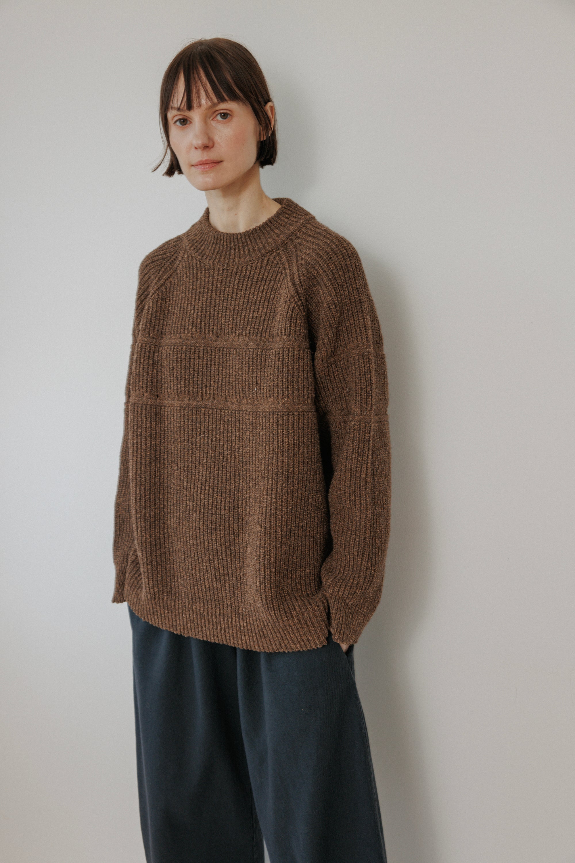 Shaker Raglan : Umber