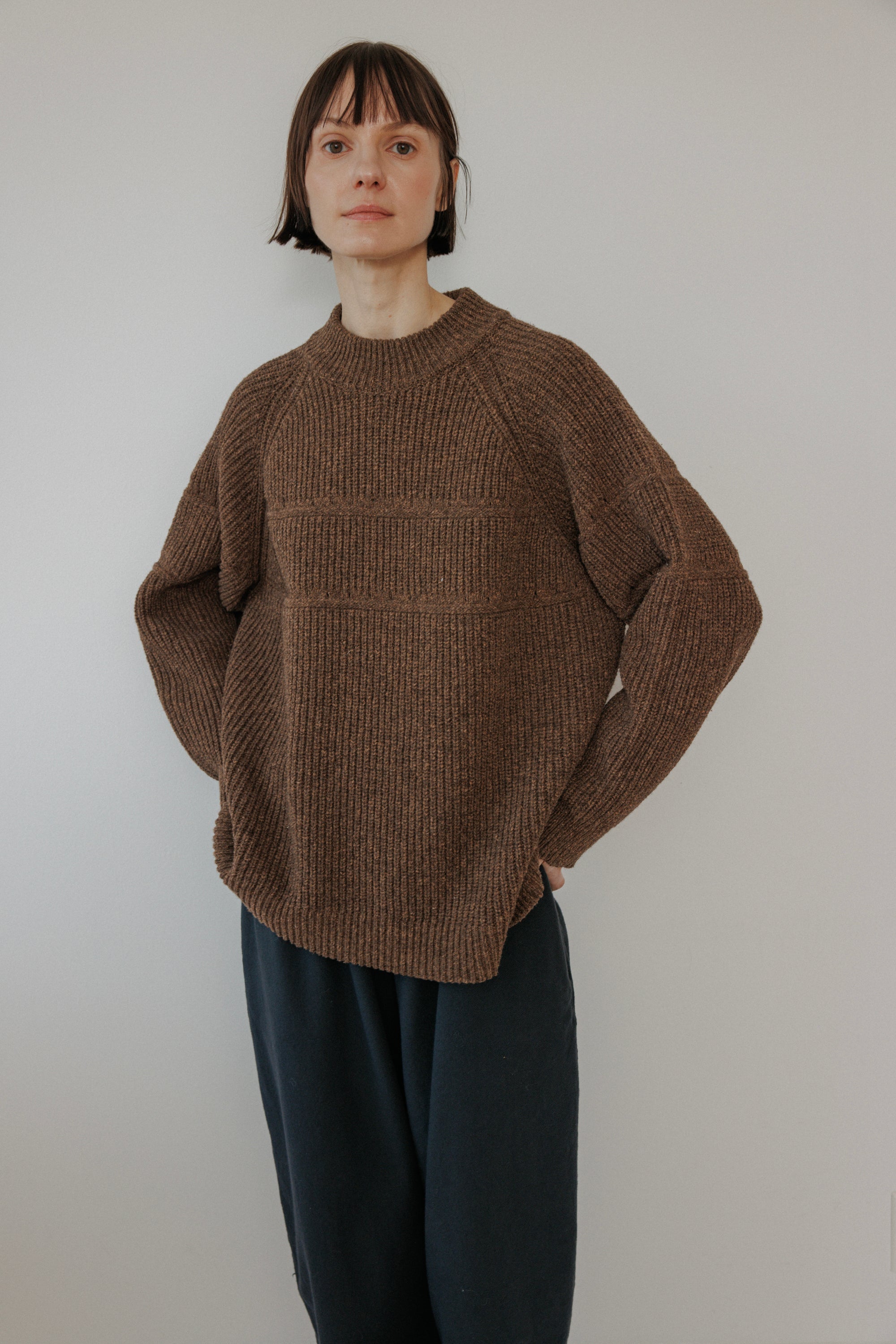Shaker Raglan : Umber