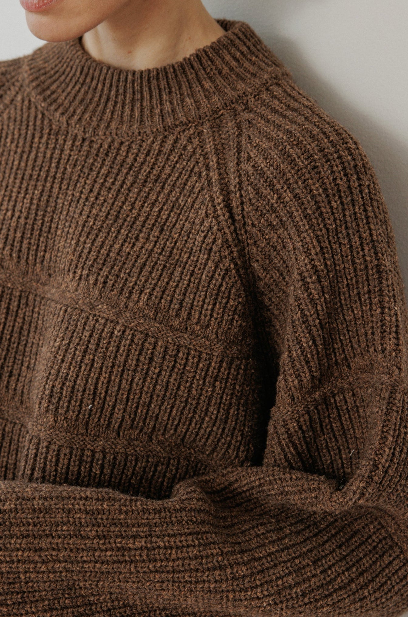 Shaker Raglan : Umber