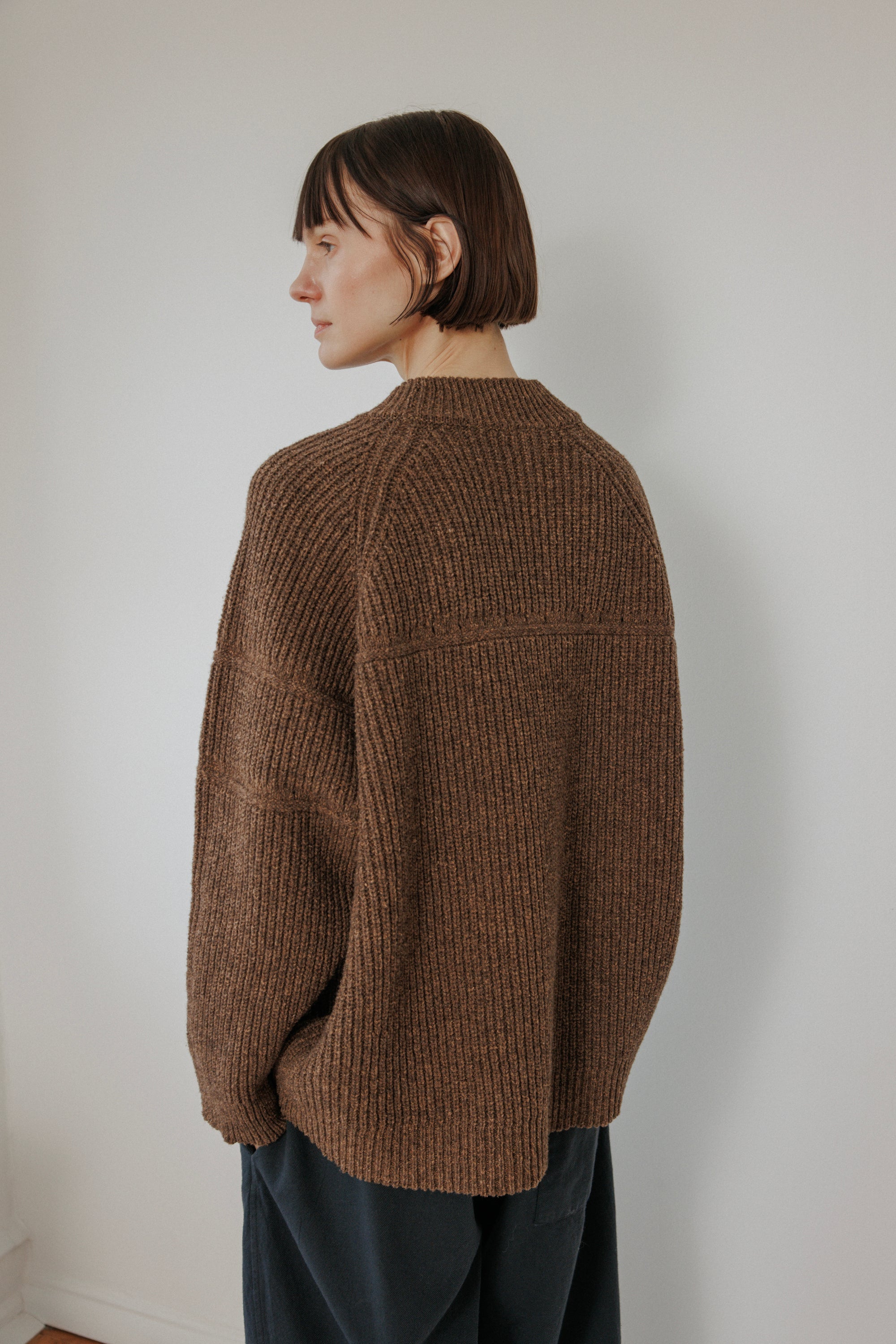 Shaker Raglan : Umber