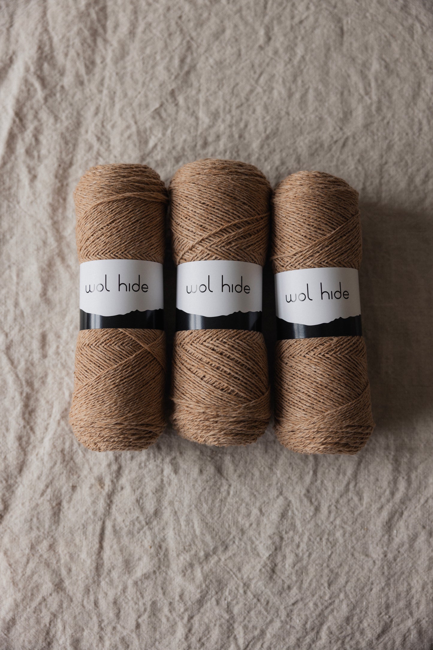 Knit Kit : Rambouillet & Coyote Brown Cotton