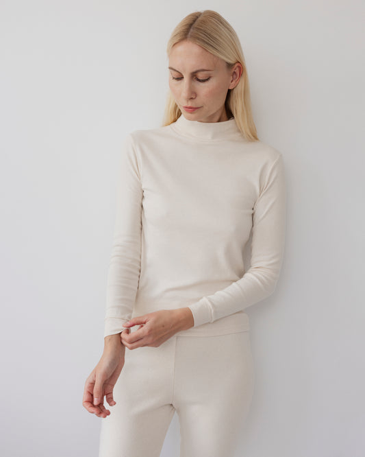 Easy Turtleneck : Natural