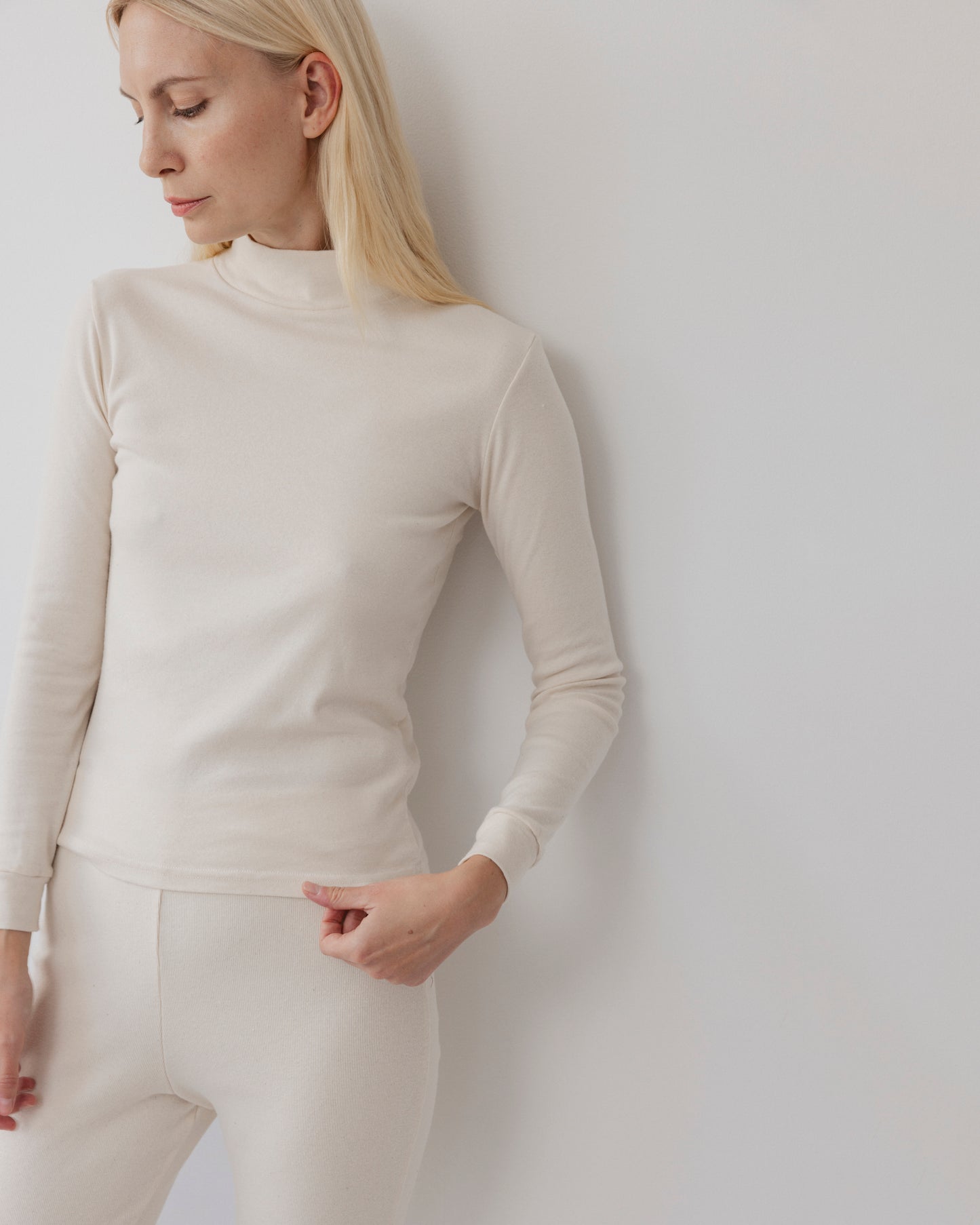 Easy Turtleneck : Natural