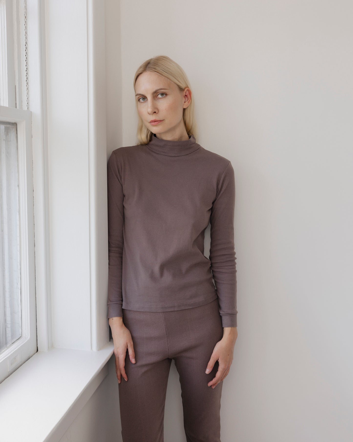 Easy Turtleneck : Mushroom