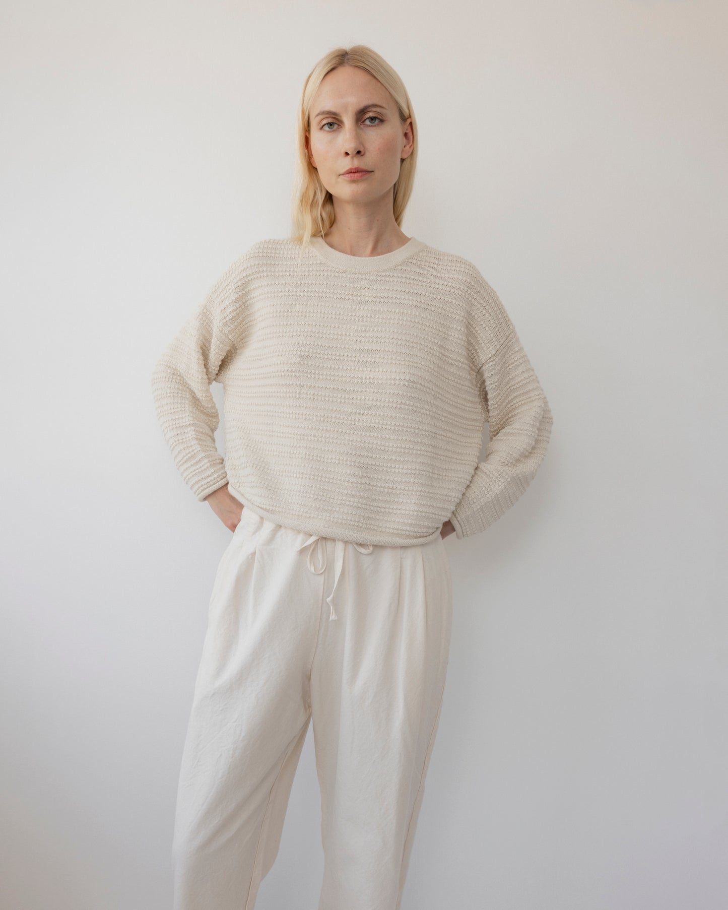 Loose Pullover : Natural