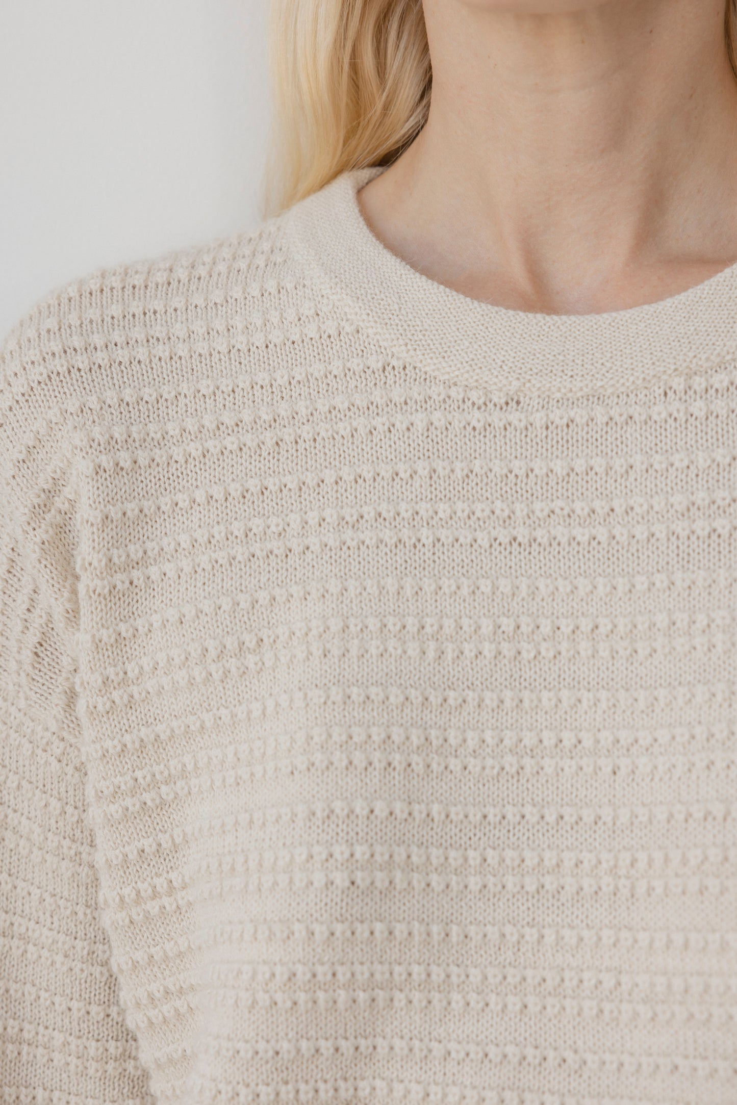 Loose Pullover : Natural