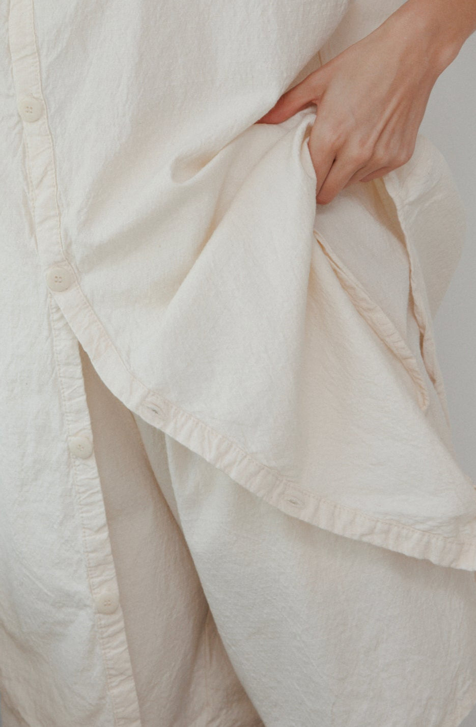 Buttondown Tunic : Natural