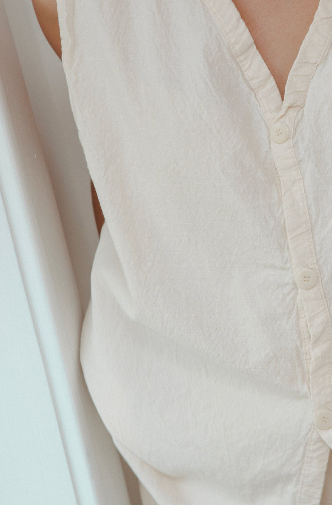 Buttondown Tunic : Natural