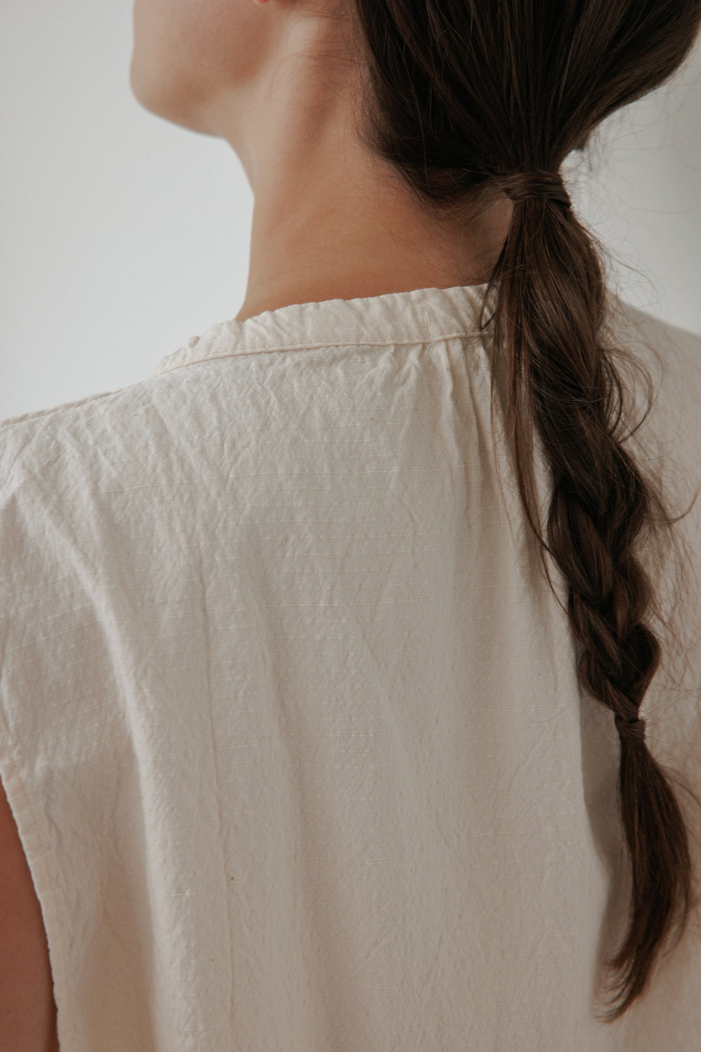 Buttondown Tunic : Natural