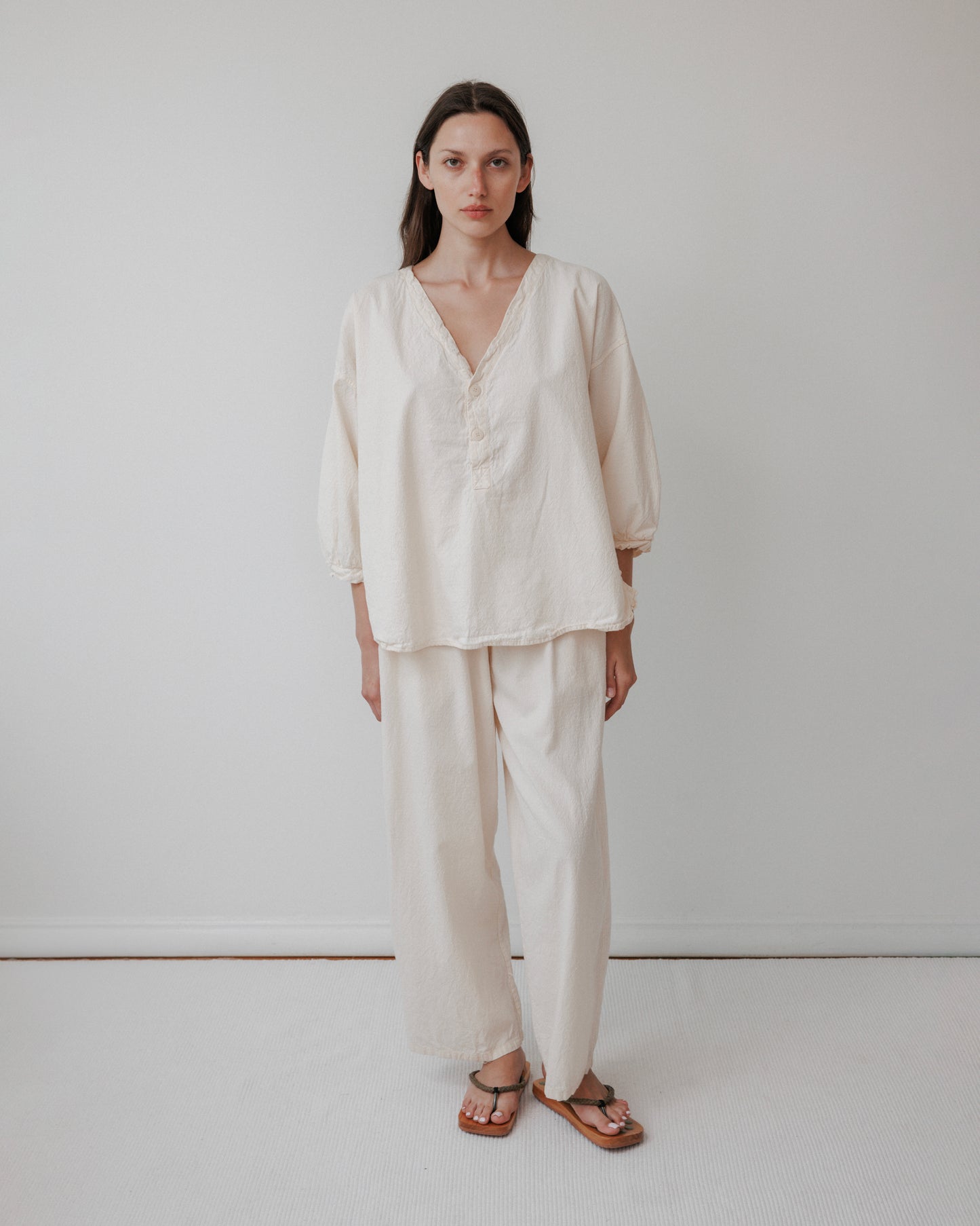 Woven Popover : Natural