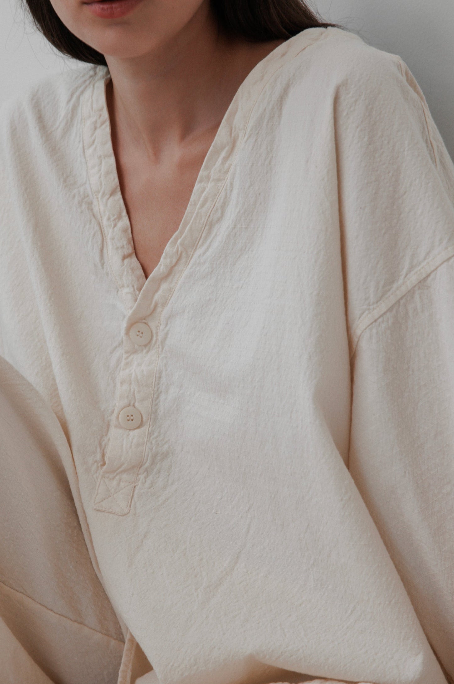 Woven Popover : Natural