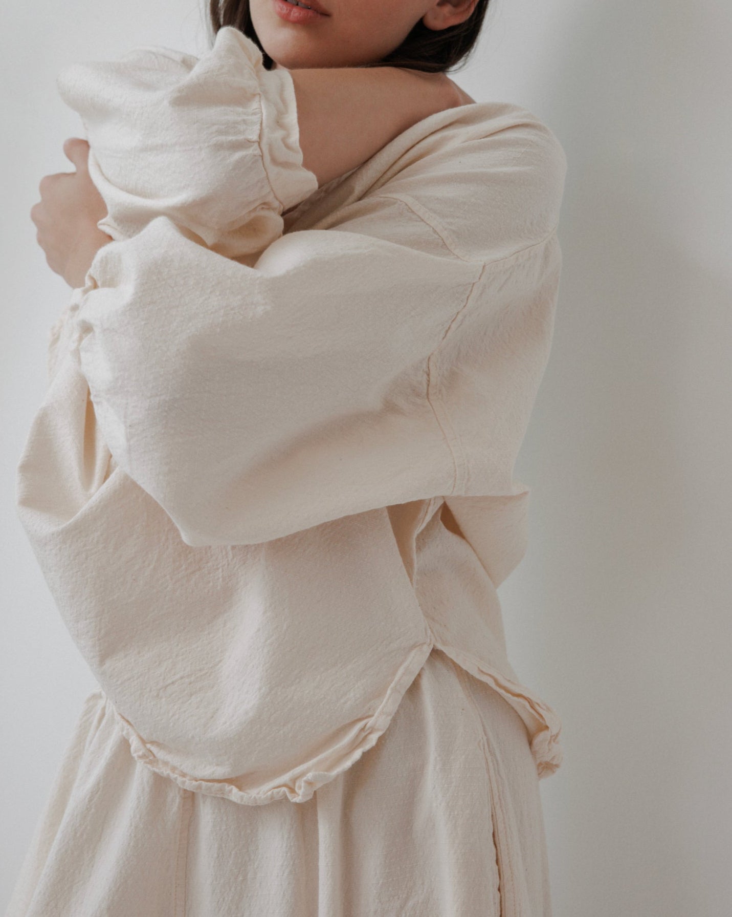 Woven Popover : Natural