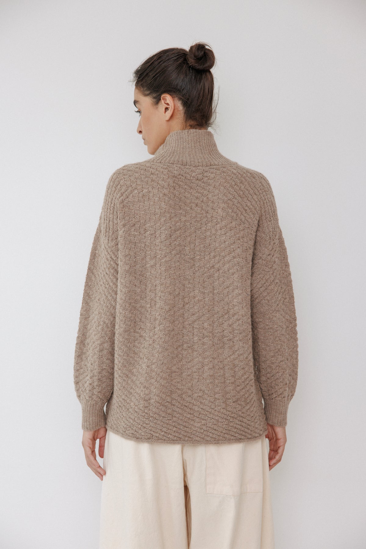 Lattice Henley : Oatmeal