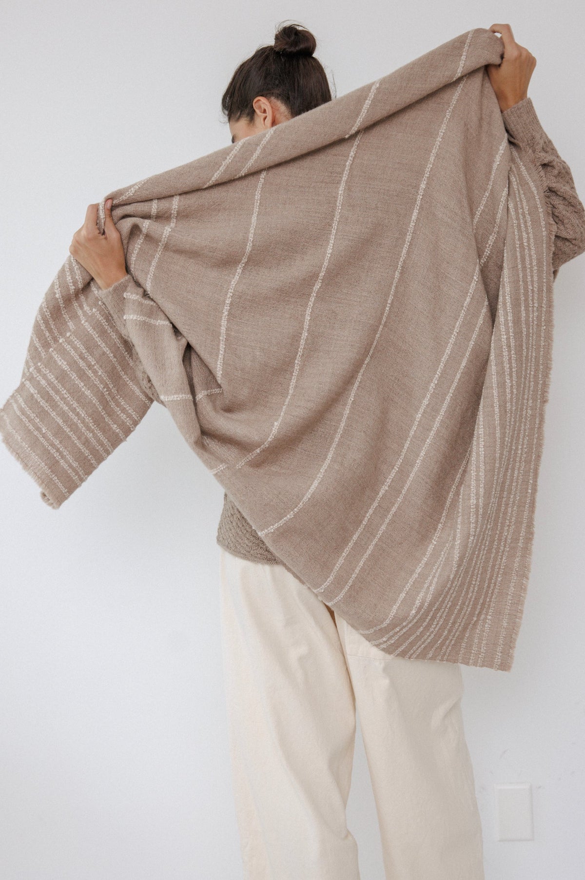 Handwoven Throw : Oatmeal