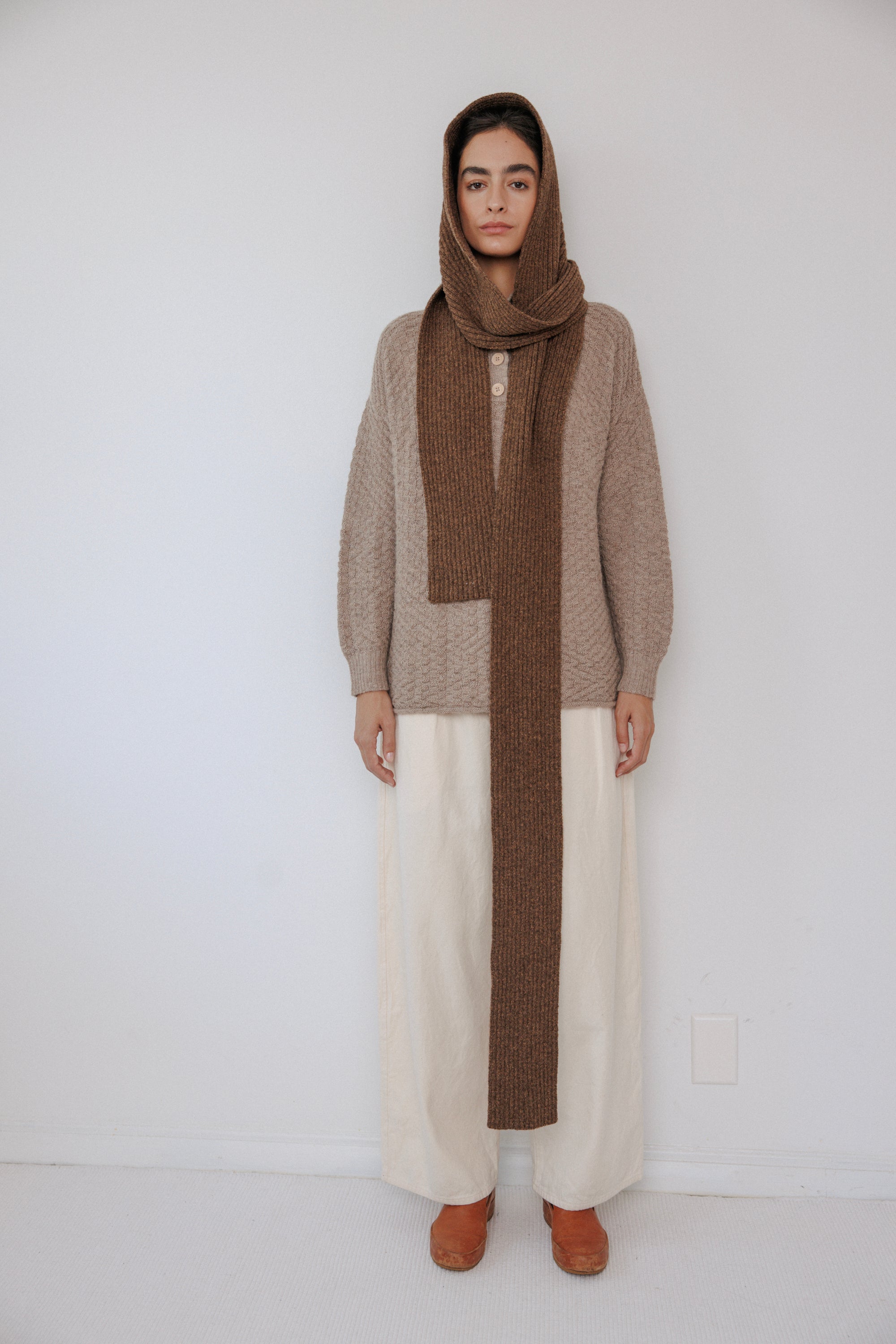 Wrap Scarf : Umber