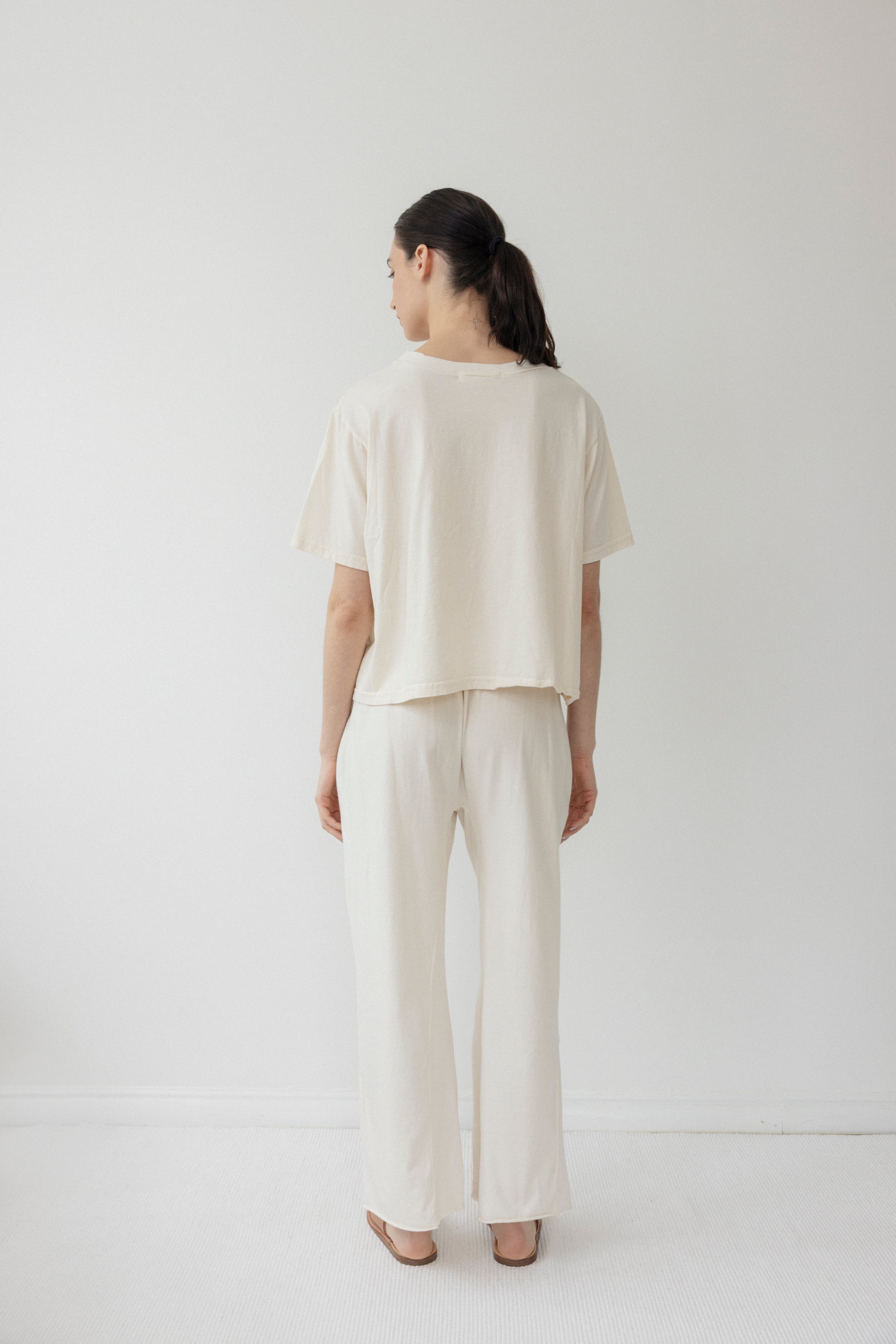 Box Tee : Natural