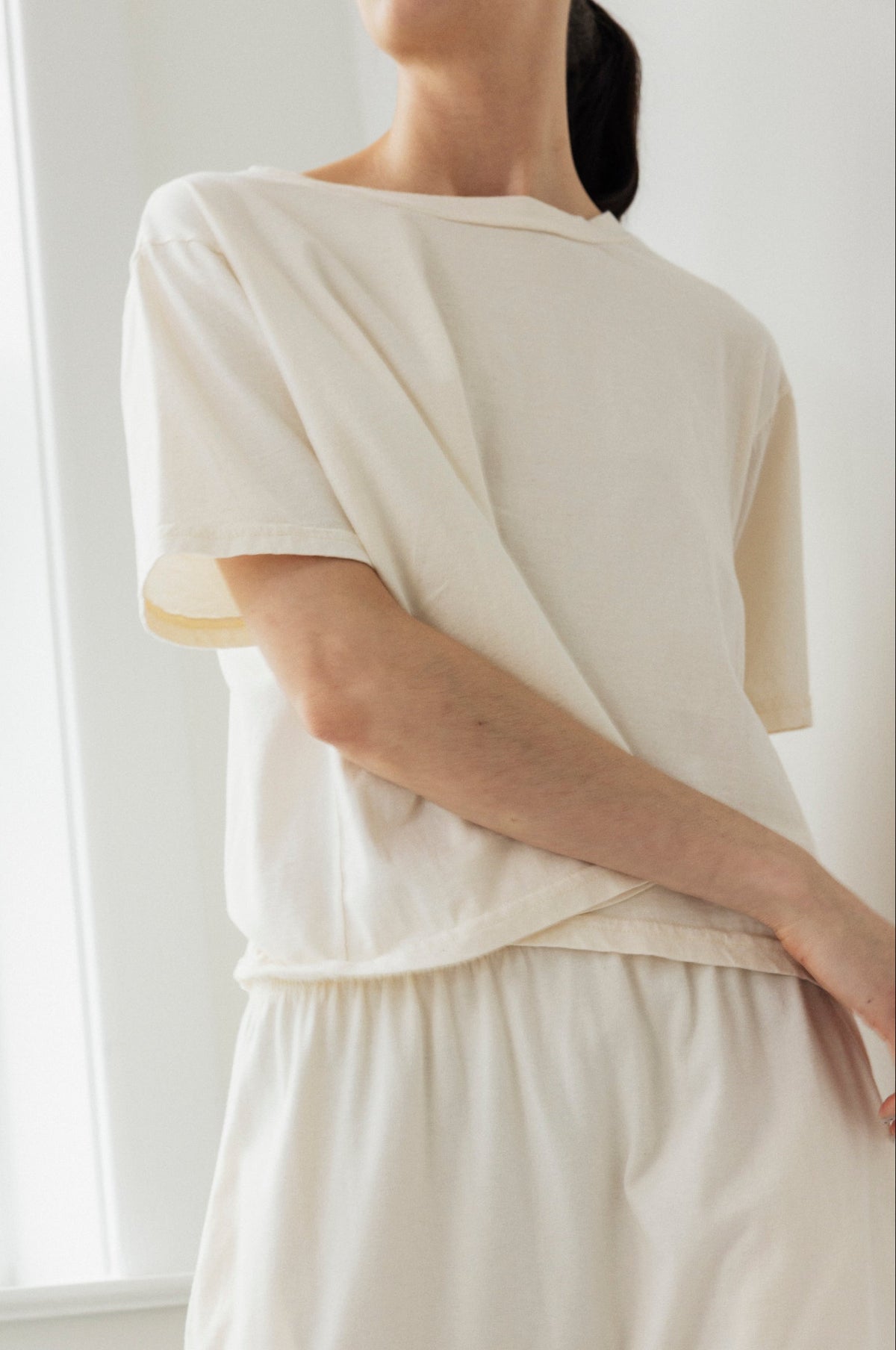 Box Tee : Natural