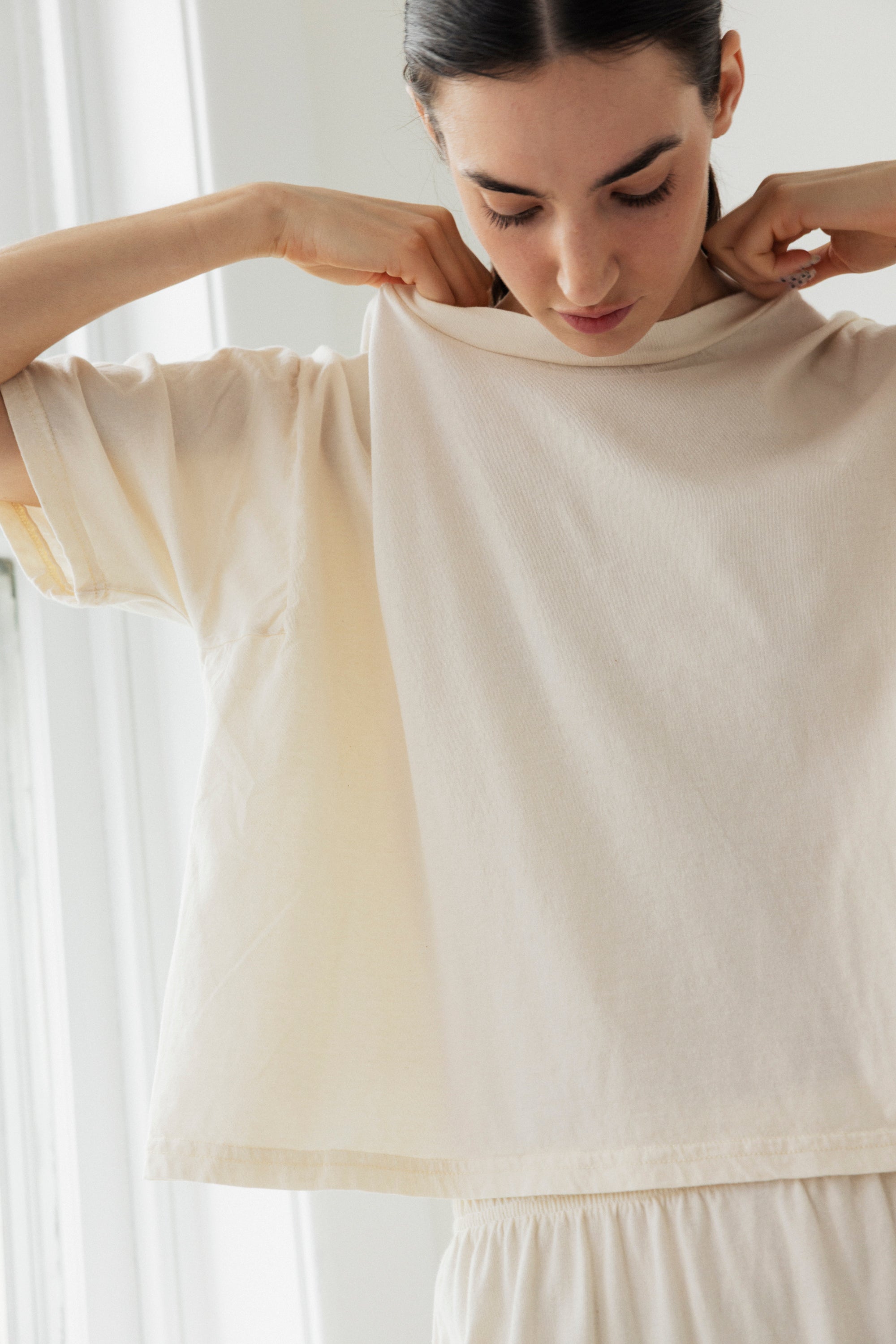 Box Tee : Natural