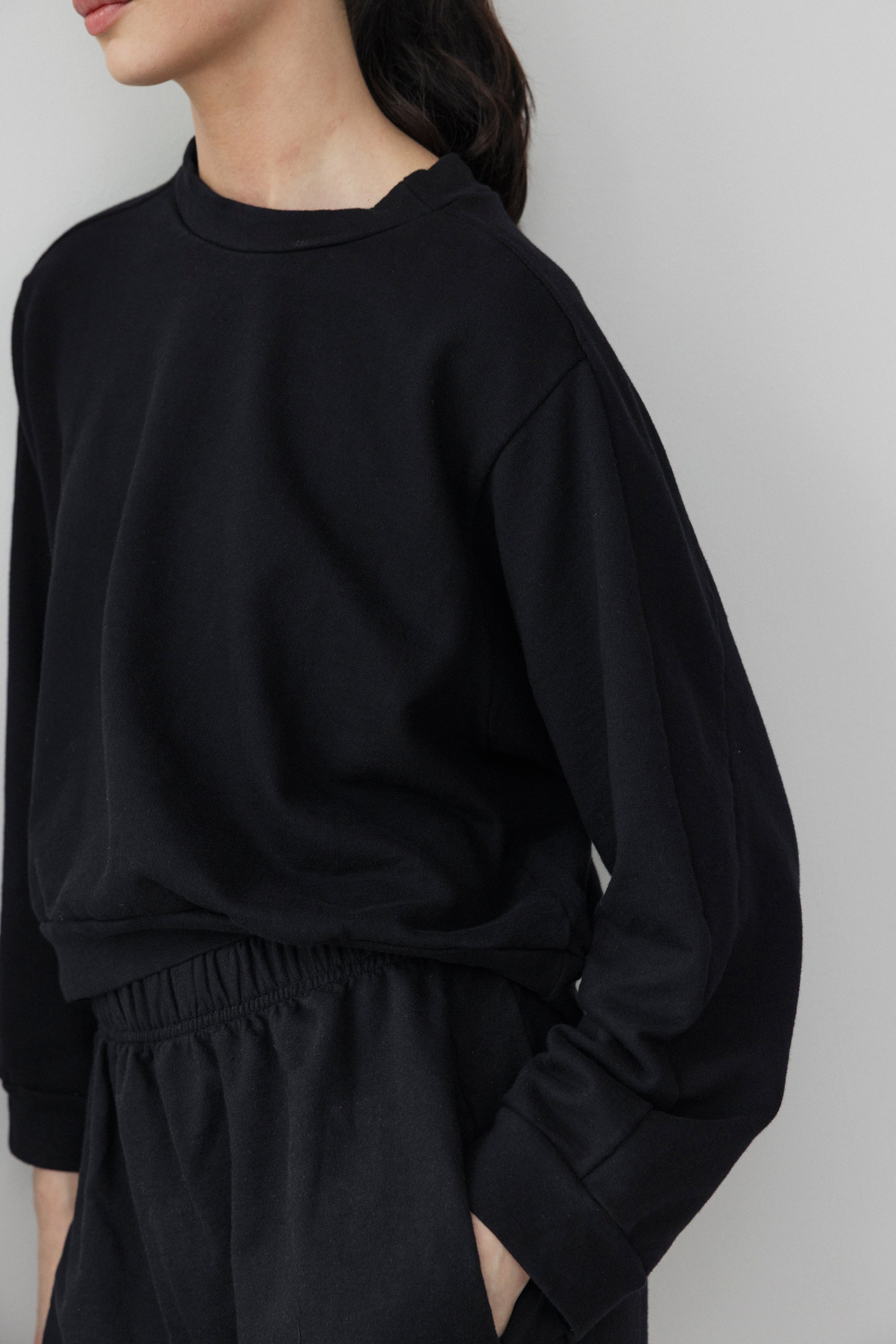 Easy Summer Sweatshirt : Black