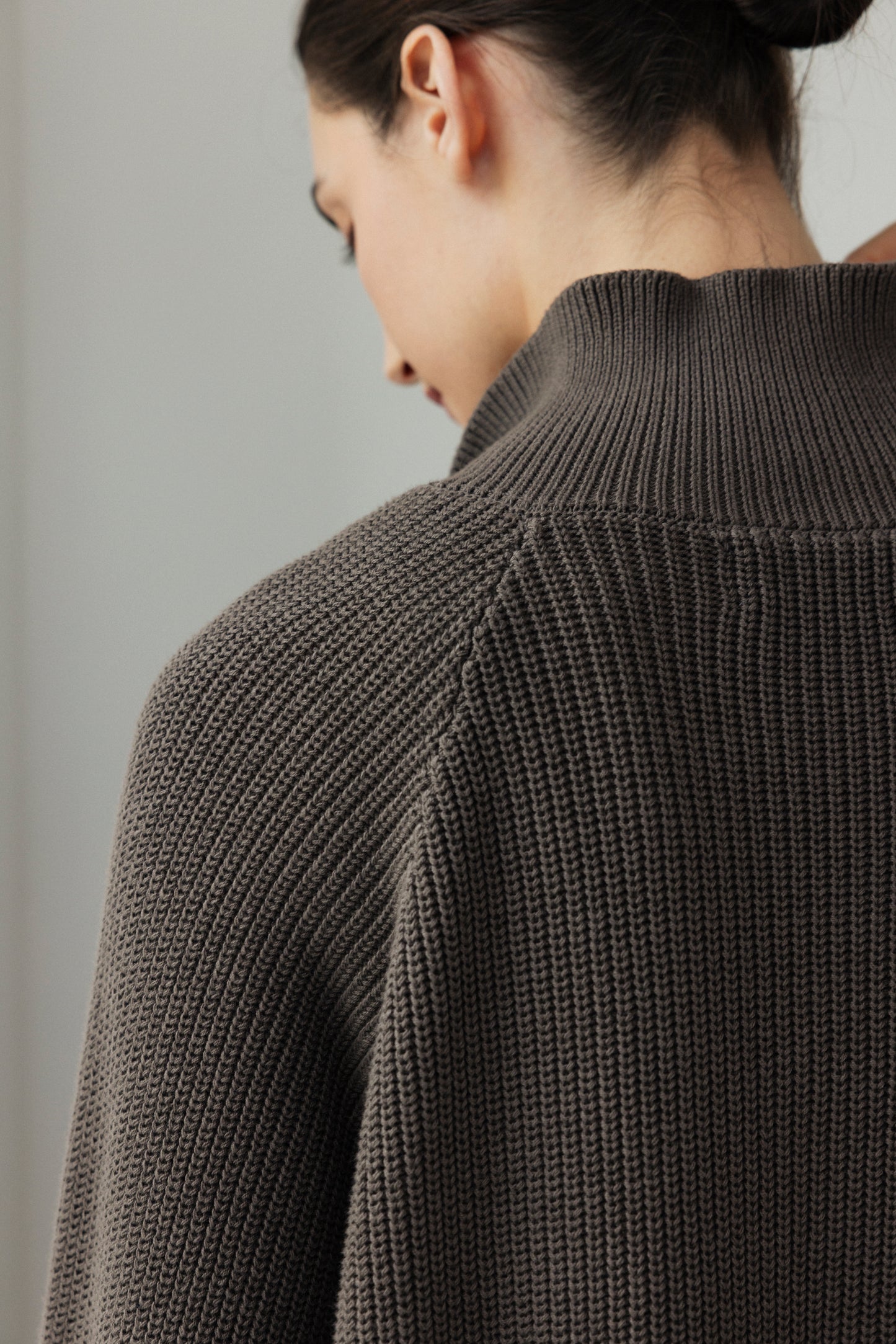Collar Cardigan : Loam